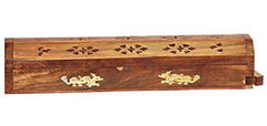 Wood Incense Box Burner - Dragon 12"L