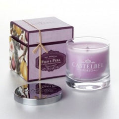 Castelbel Porto Fig and Pear Scented Candle in Glass Jar