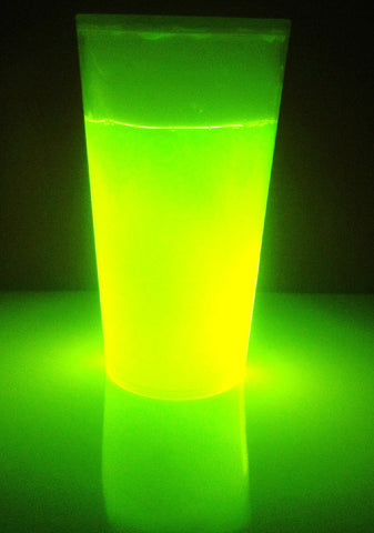 12oz GLOW CUP - RAVE, PARTY, NITECLUB GLOW CUP - GLOW STICK LIGHT UP CUP -YELLOW