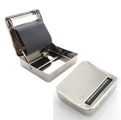METAL TOBACCO CIGARETTE ROLLING MACHINE AUTOMATIC ROLLER BOX TIN HOLDER ROLL UPS
