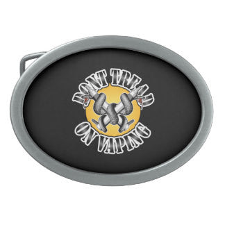 Dont Tread On Vaping Oval Belt Buckles