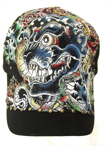Tattoo Panther Truckers Cap Tattoo Design