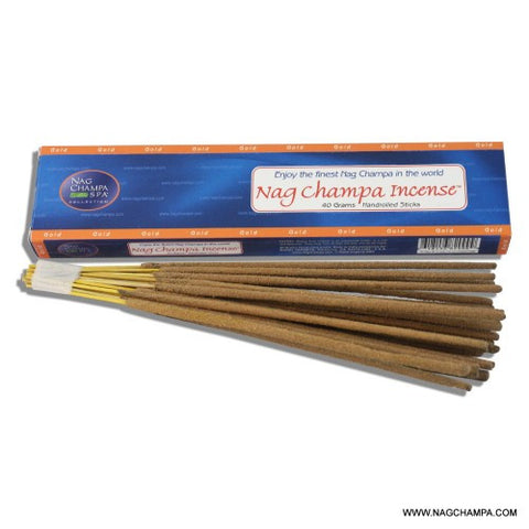 NAG CHAMPA GOLD INCENSE (40 grams)