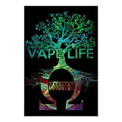 Vape Life Poster Black